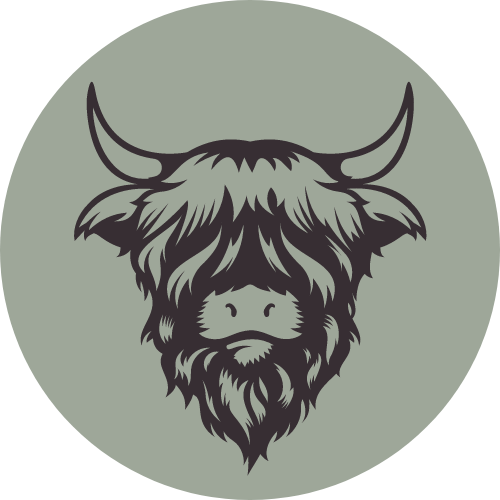 Highland Cow Logo